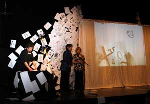 Théâtre d'ombres "Métamorphoses" par le théâtre de Moscou TEN, présenté par Maïa Krasnopolskaïa et Ilia Epelbaum